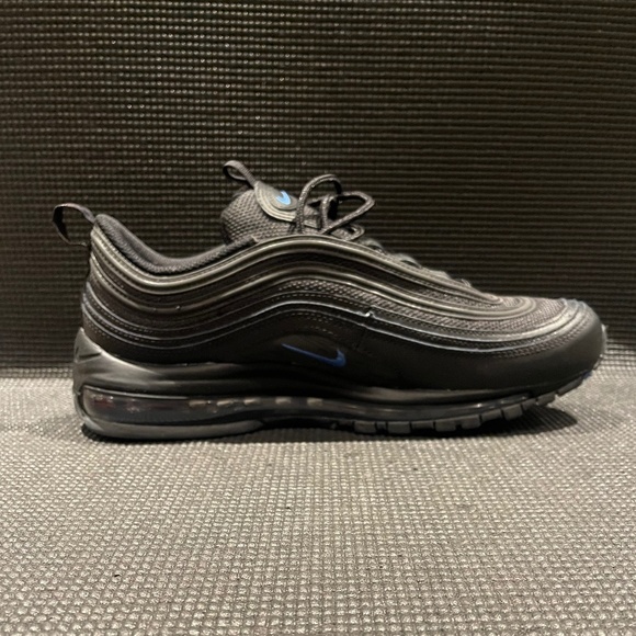 Nike Air Max 97 Black with Dark Marina Blue Size 11 - Picture 5 of 10